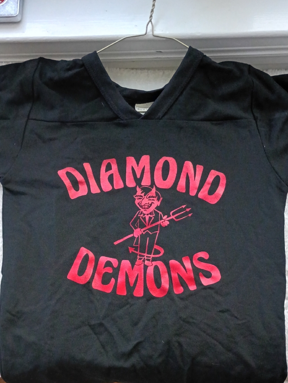 Black "Diamond Demons" Kids Graphic Team Jersey